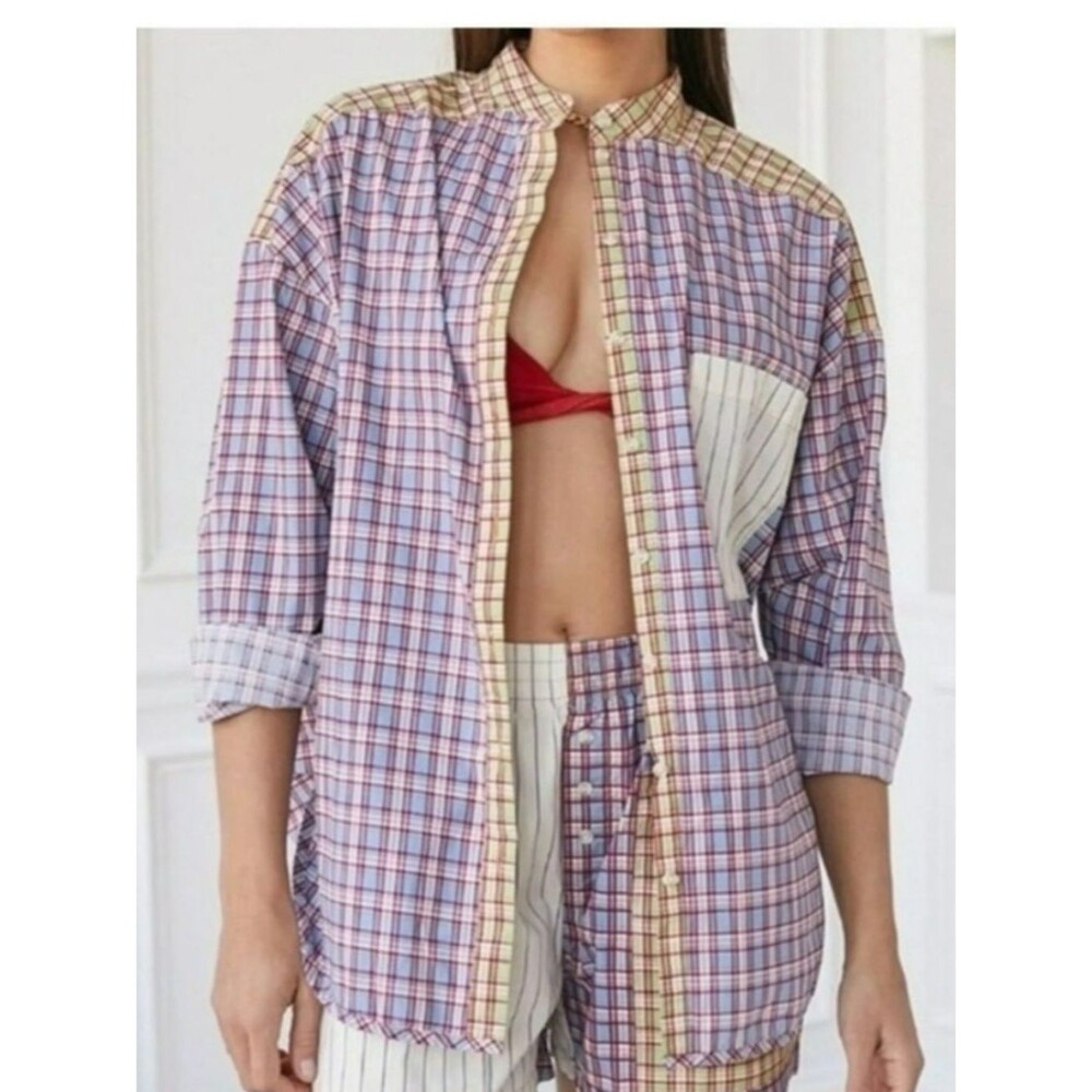 Urban Outfitters Out From Under Baliey Plaid Boyfriend Shirt, Size XS/S - NWOT!